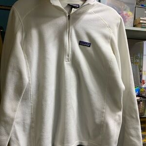 Patagonia women’s  Zip-Up Sweater in White